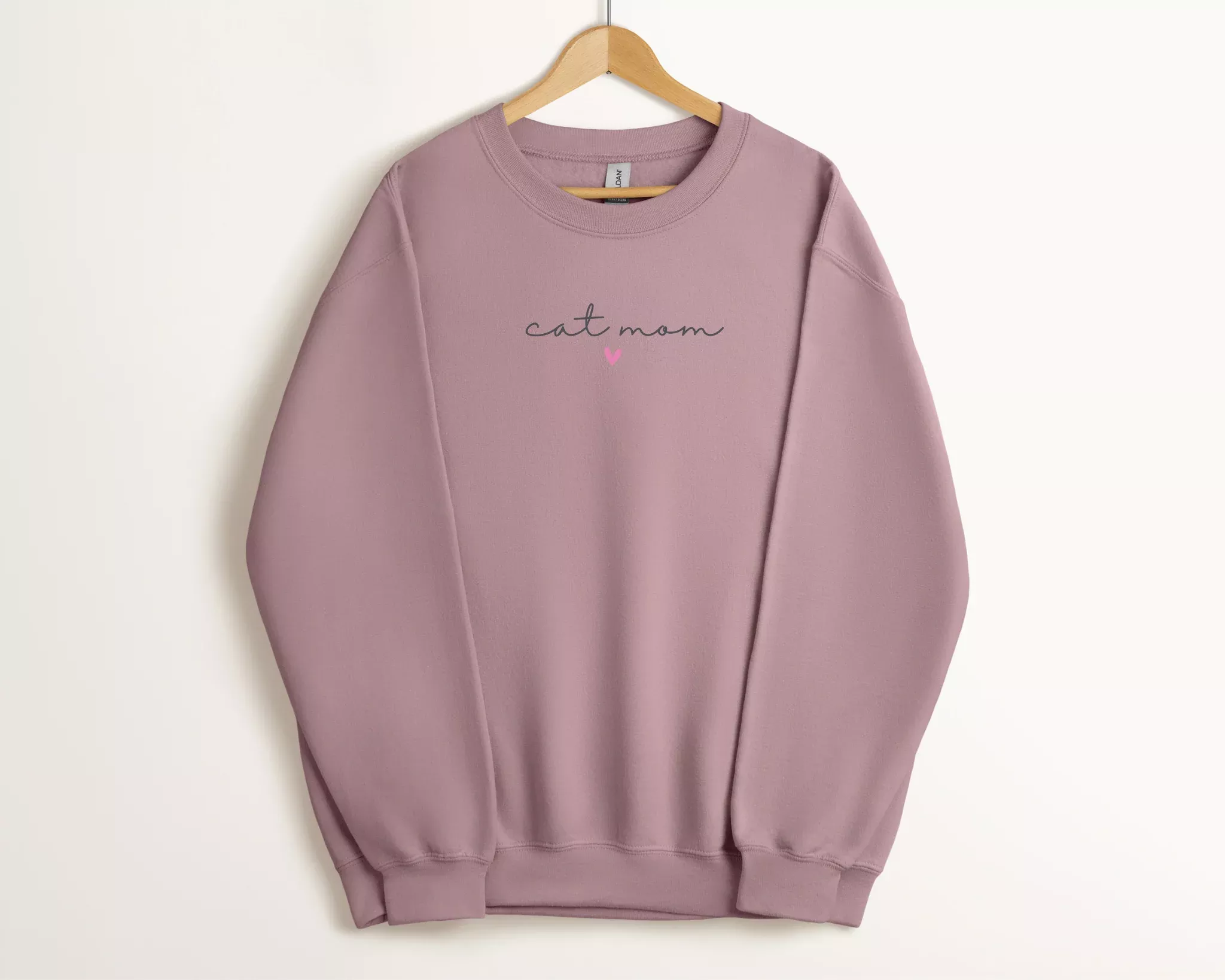 Cat Mom (Heart) Sweatshirt, Paragon
