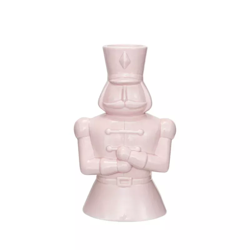 Ceramic Soldier Vase Pink