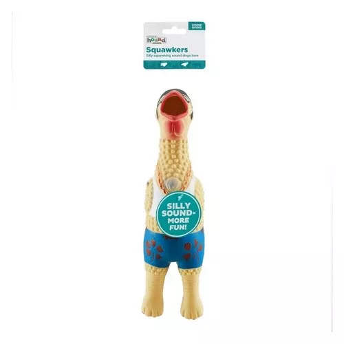 Charming Pet Products, Squawkers Earl Dog Toy, 1 Each, Multi Color (Large)