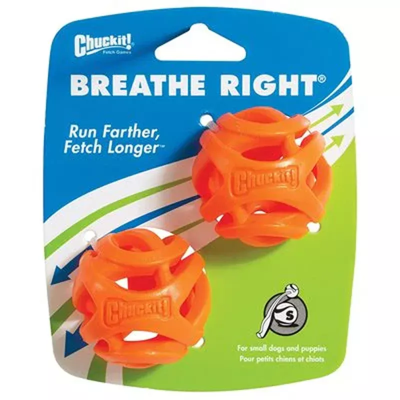 CHUCK IT! Breathe Right Ball Small 2-Pack