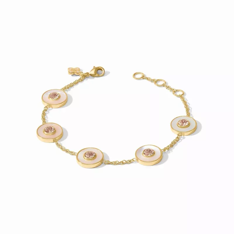 Colette Circle Delicate Bracelet Champagne