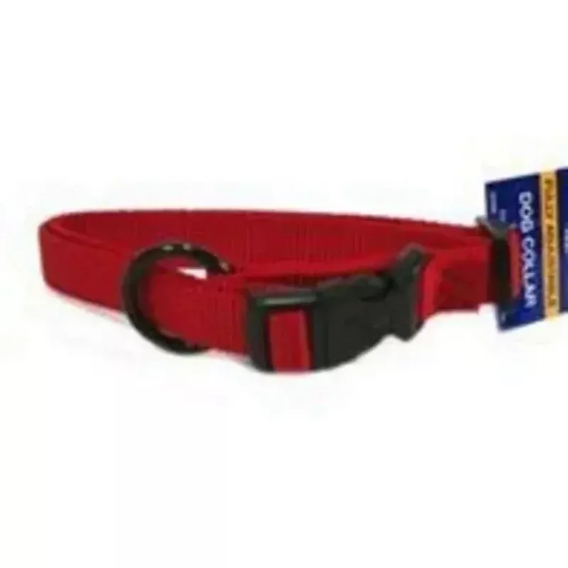 Collar Adjustable 3/4″ 16-22 Med Red 2 Count by Hamilton
