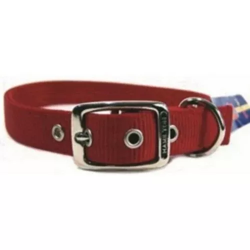Collar Double Thick 1" 24" Red 1 Each by Hamilton
