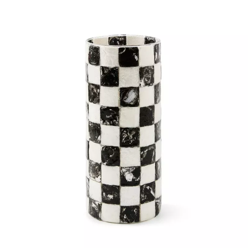 Courtly Check Capiz Vase