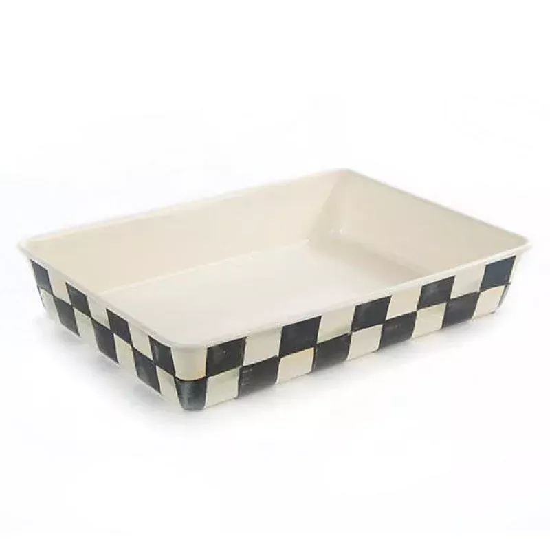 Courtly Check Enamel Baking Pan – 9 x 13