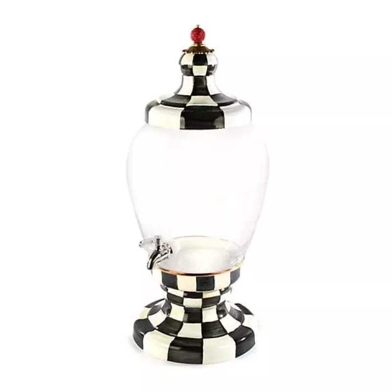 Courtly Check Enamel Beverage Hostess