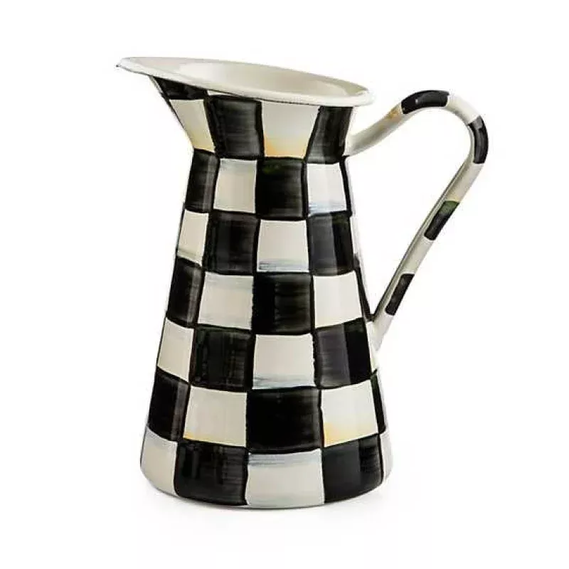 Courtly Check Enamel Practical Pitcher – Medium