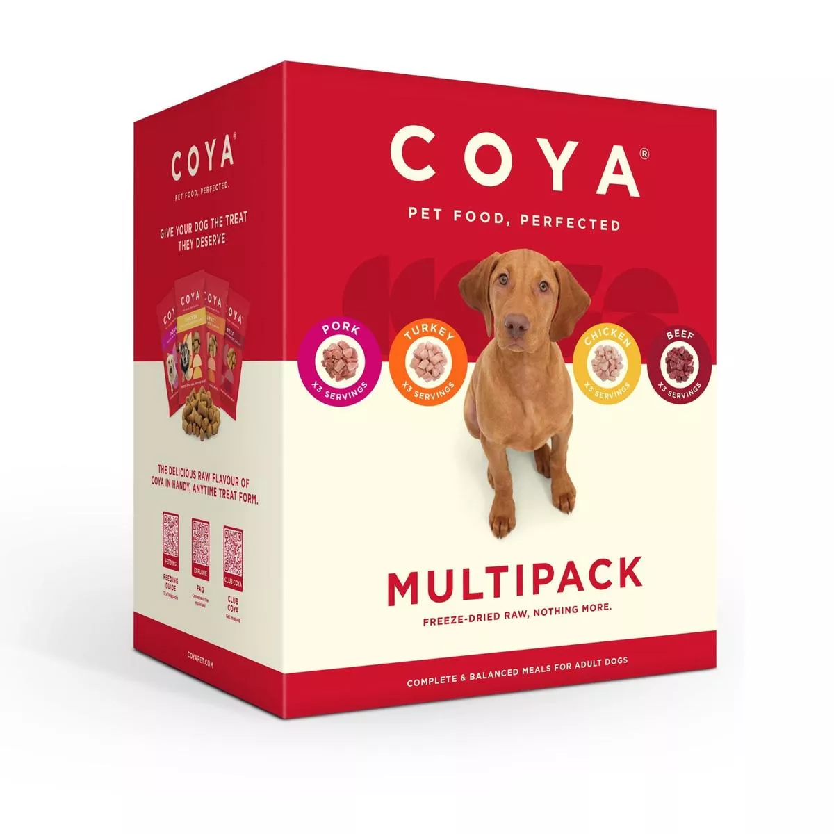 Coya Adult Dog Freeze Dried Multipack 12x150g