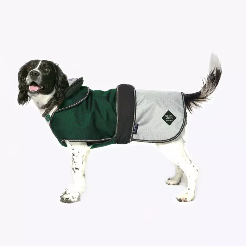 Danish Design Battersea 2-in-1 Dog Coat – Green
