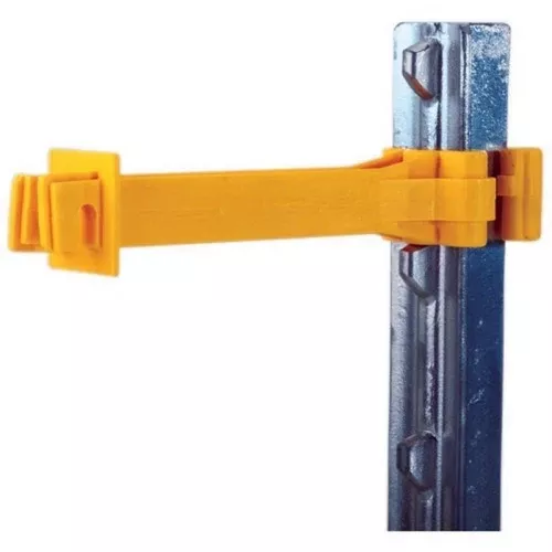 Dare, Snug T-Post Insulator Extended Length, 15 Pack,Yellow