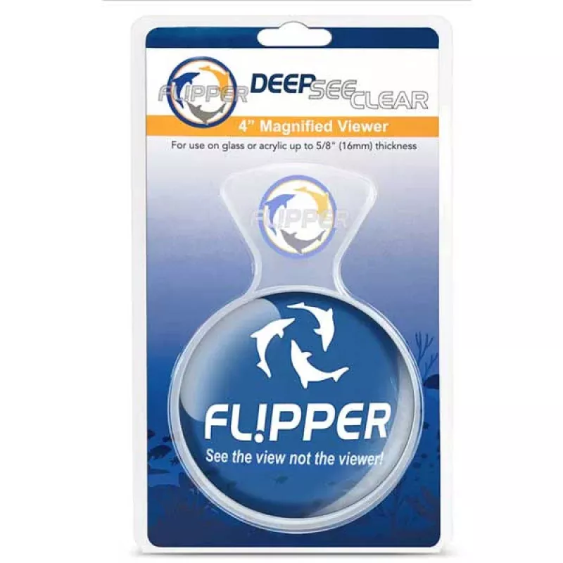 DeepSee Clear Magnified Magnetic Aquarium Viewer 4 – Flipper