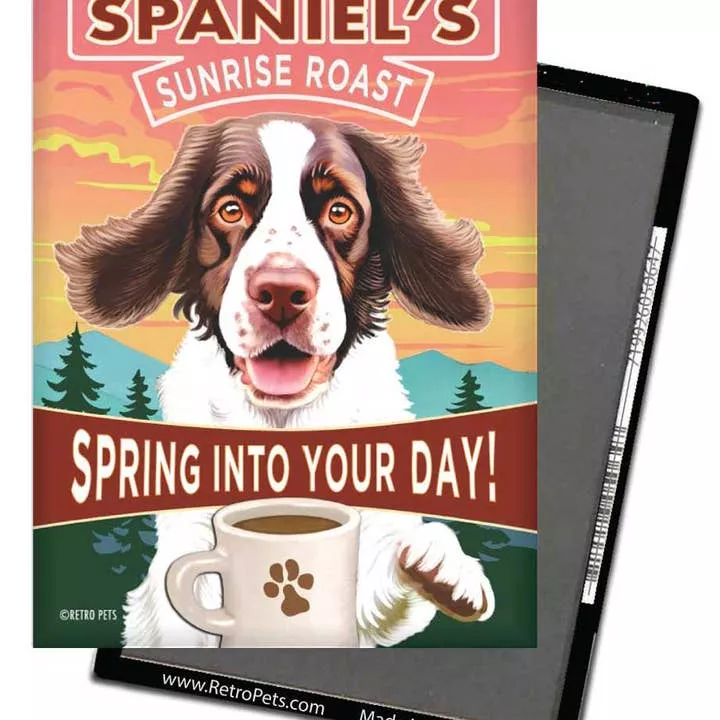 Dog Magnet – Springer Spaniel “Spaniel’s Sunrise”Roast