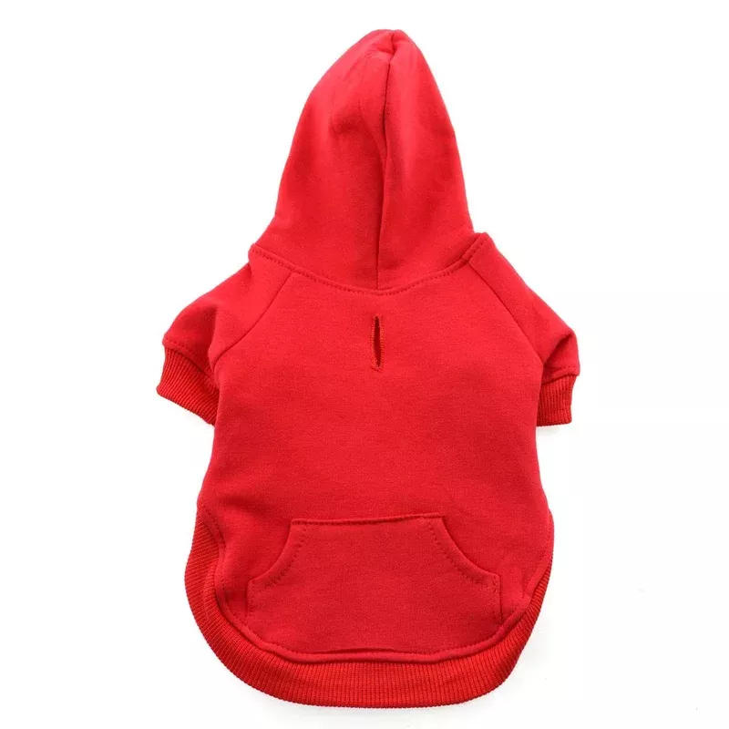 DOGGIE DESIGN Flex-Fit Dog Hoodie – Red