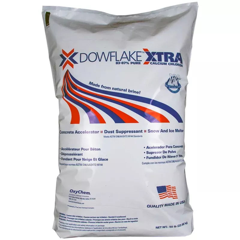 DOWFLAKE Xtra 83-87% Calcium Chloride Flakes Ice Melt