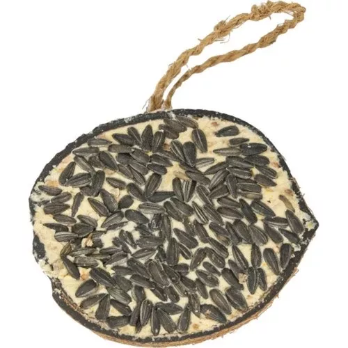A&E Cage Company, Garden And Fun Half Coconut With Suet And Black Oil Sunflower Bird Treat, 1 Count / 290 Grams