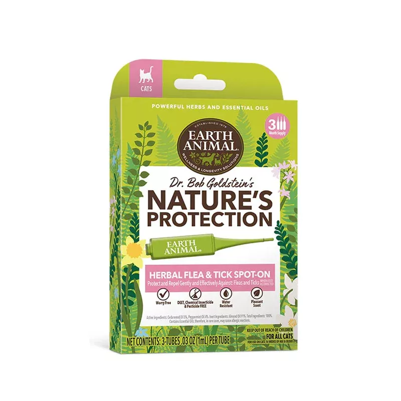 Earth Animal Cat Herbal Flea&Tick Spot-On