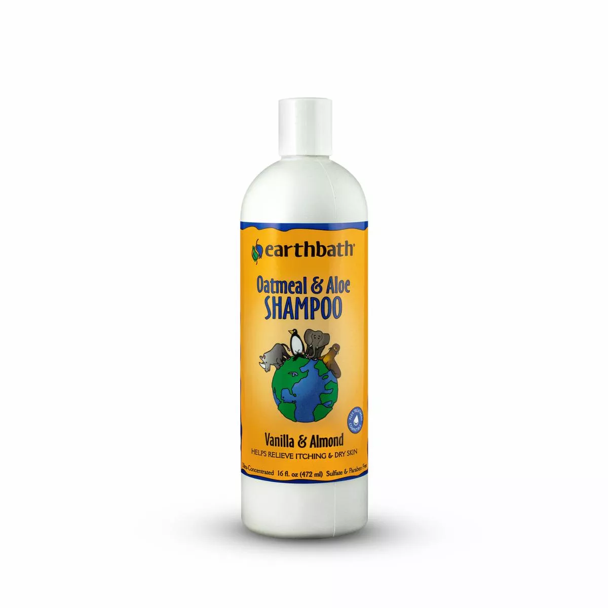 Earthbath Oatmeal & Aloe Shampoo, Vanilla & Almond 16oz