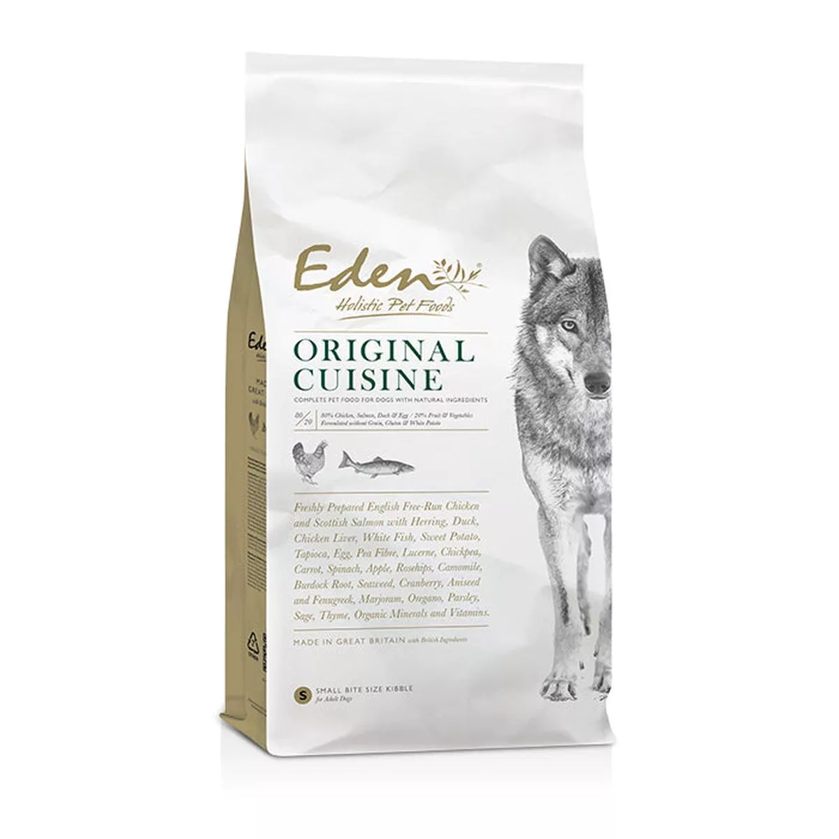 Eden Dog – 80/20 Original Cuisine Small Kibble 2kg
