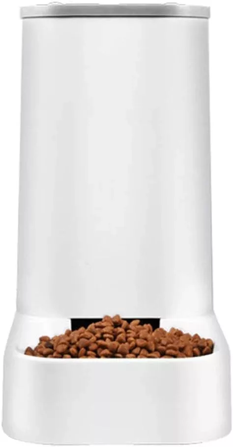 Elegant Automatic Kibble Food Feeder Kibble Dispenser Fed for Small and Large Cats Dogs