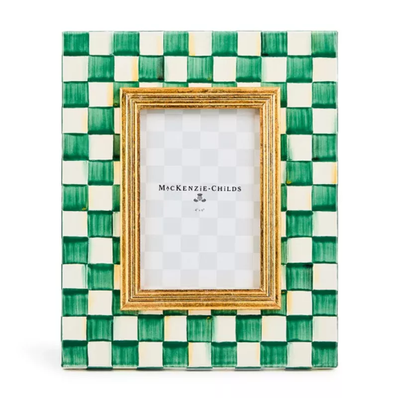Emerald Check 4 X 6 Frame