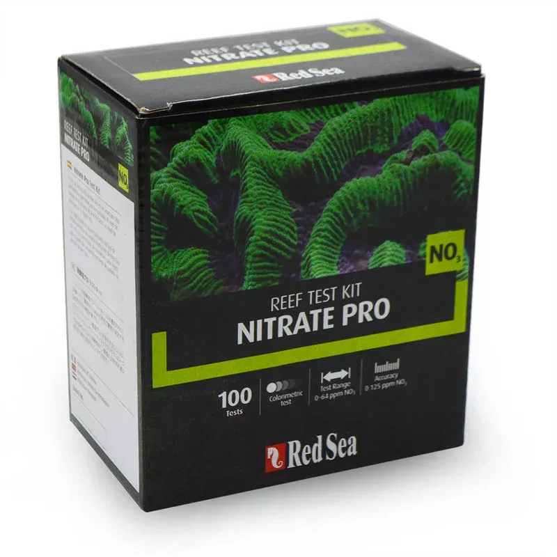 (EXPIRED 11/25) Nitrate Pro (NO3) High Definition Comparator Test Kit – 100 Tests – Red Sea
