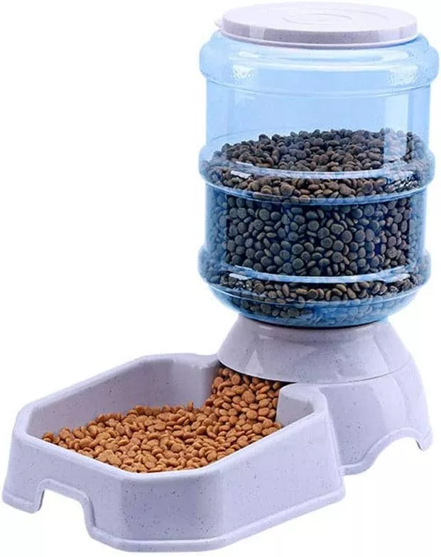 feeders LargeCapacity Automatic Feeder 3.8L Pet Cat Dog Feeder Bowl Plastic PP