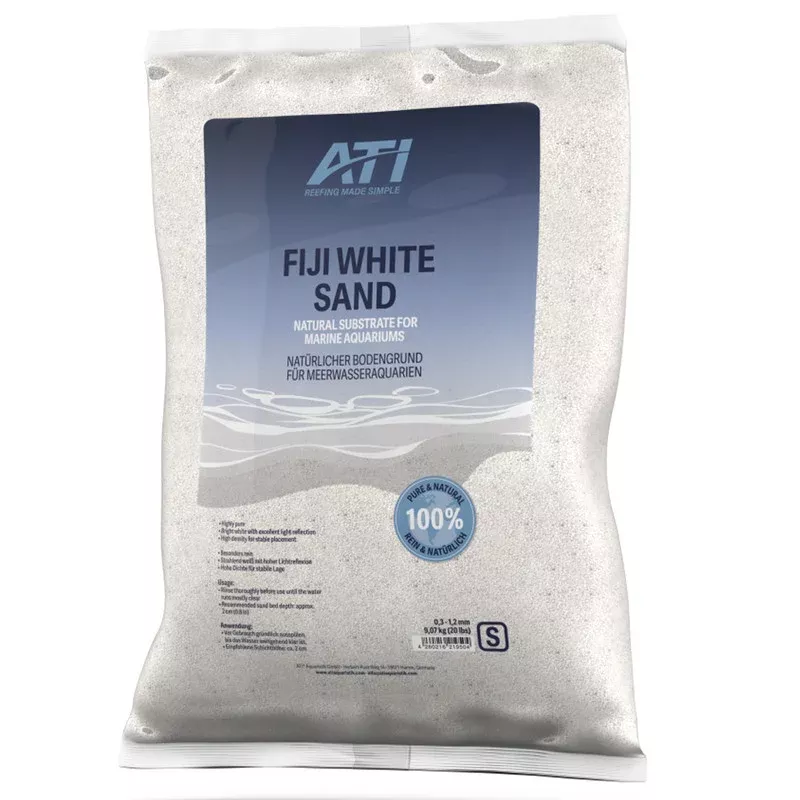Fiji White Sand Large 2.0 – 3.0 mm (20 lbs) – ATI