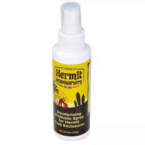 Flukers, Hermit Crab Deodorizing Probiotic Spray, 4 Oz