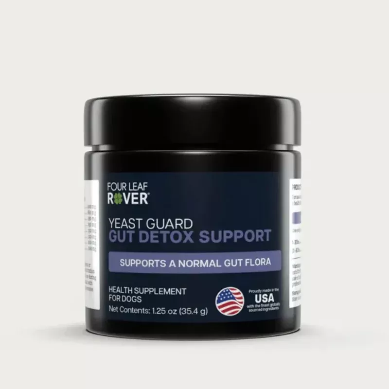 Four Leaf Rover Yeast Guard Gut Detox Support for Dogs 1.25oz