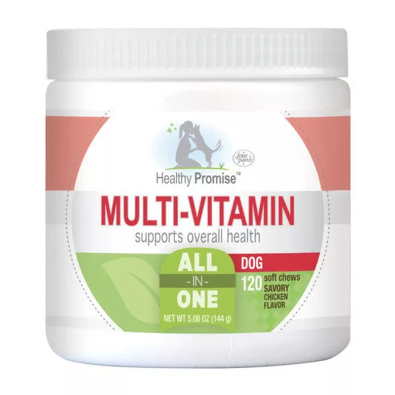 Four Paws Healthy Promise Dog Multivitamin Soft Chews 120 Count – Default Title