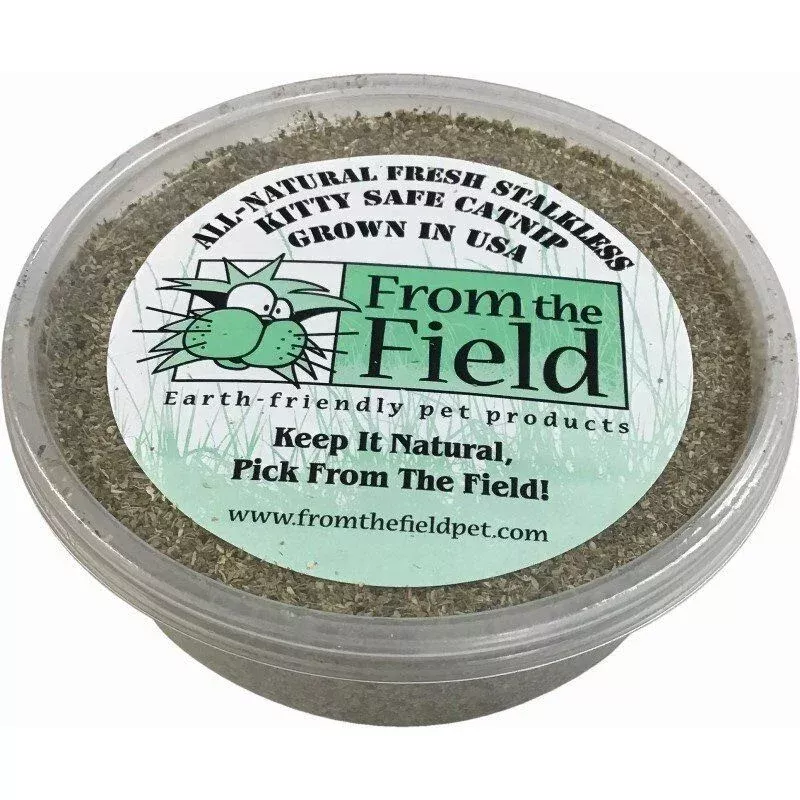 From the Field Stalkless Organic Catnip – 2oz Tub