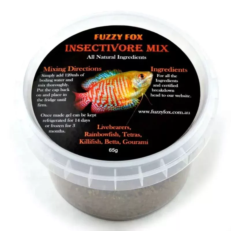 Fuzzy Fox Insectivore Mix (Fish)