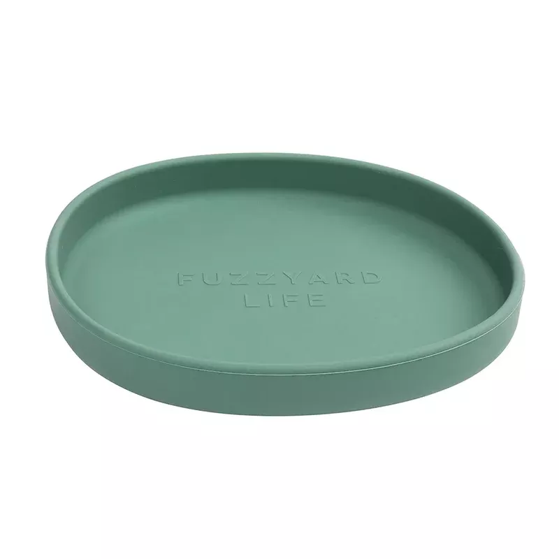 FuzzYard Cat Dish Silicone Myrtle Green