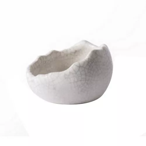 Galapagos, Ceramic Egg Dish, 1 Count / Small (3 Inches x 2.75 Inches)