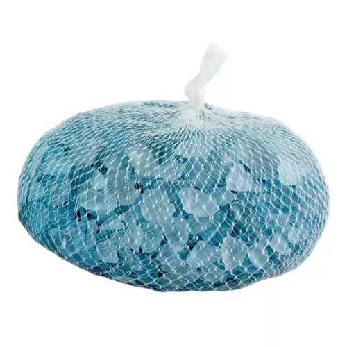 Galapagos, Galapagos Aquarium Sea Glass, Cold Blue, 1 Each/4 lb