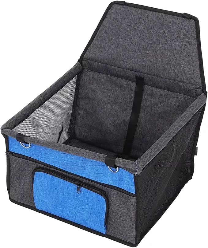 GALPADA Portable Pet Dog Seat Cover Breathable Car Seat Protector for Dogs Easy to Install Travel Cushion Storage Pockets for Cars and Suvs
