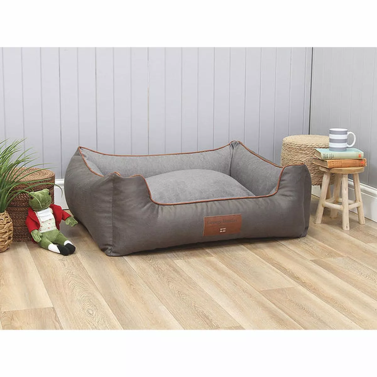 George Barclay Beckley Orthopaedic Walled Bed Anthracite/Cloud Large