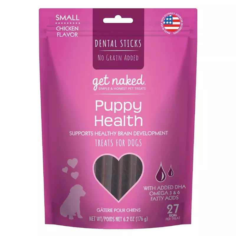 Get Naked Puppy Health Dental Chew Sticks