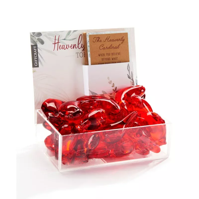 Glass Cardinal Token|Dark Red&Light Red