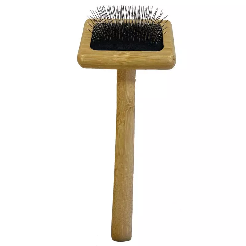 Happy Pet Groom Bamboo Slicker Brush