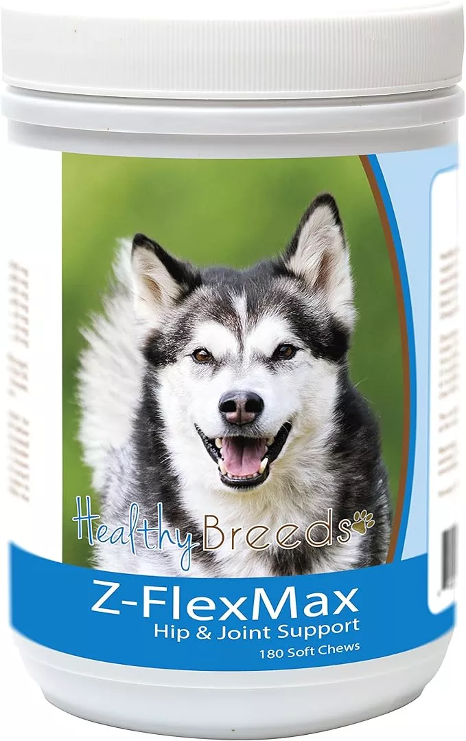 Healthy Breeds Alaskan Malamute Z-Flex Max Dog Hip and Joint Support 180 Count