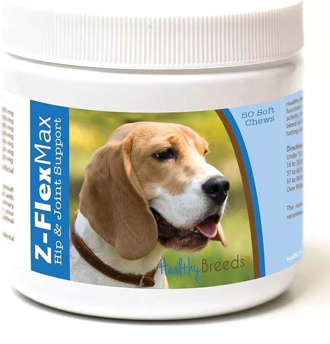 Healthy Breeds Beagle Z-Flex Max Hip and Joint Soft Chews 50 Count
