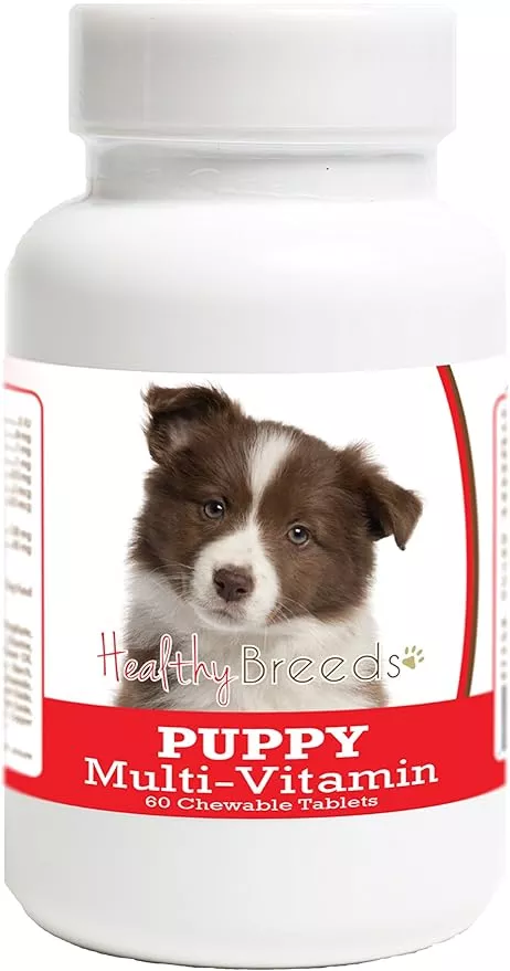 Healthy Breeds Border Collie Puppy Dog Multivitamin Tablet 60 Count