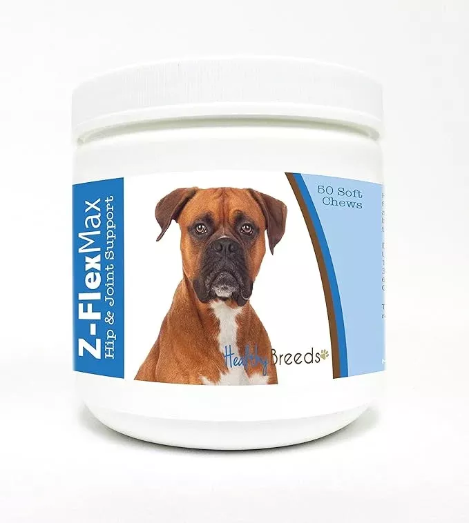 Healthy Breeds Boxer Z-Flex Max Hip and Joint Soft Chews 50 Count