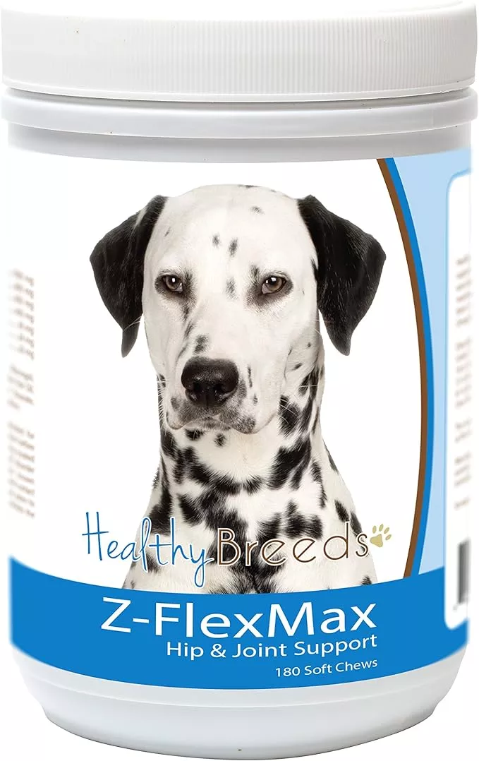 Healthy Breeds Dalmatian Z-Flex Max Dog Hip and Joint Support 180 Count