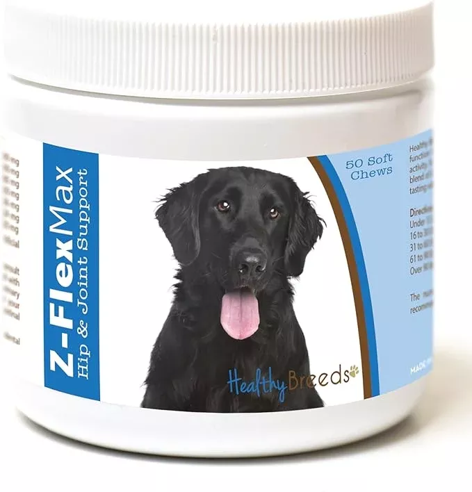 Healthy Breeds Flat Coated Retriever Z-Flex Max Hip and Joint Soft Chews 50 Count