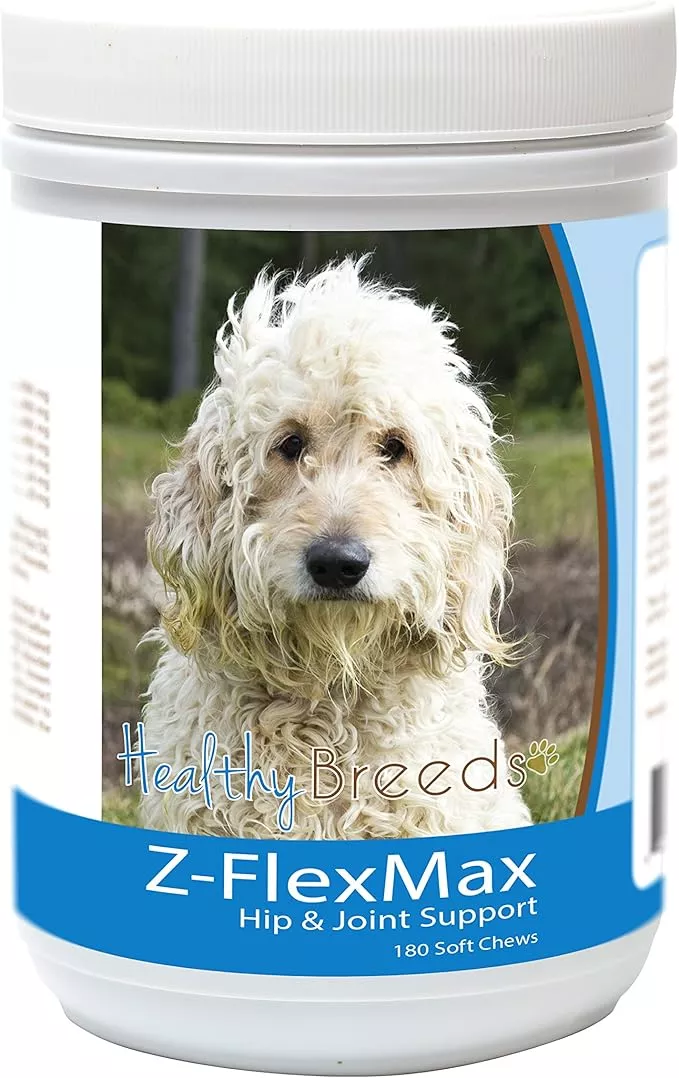 Healthy Breeds Goldendoodle Z-Flex Max Dog Hip and Joint Support 180 Count