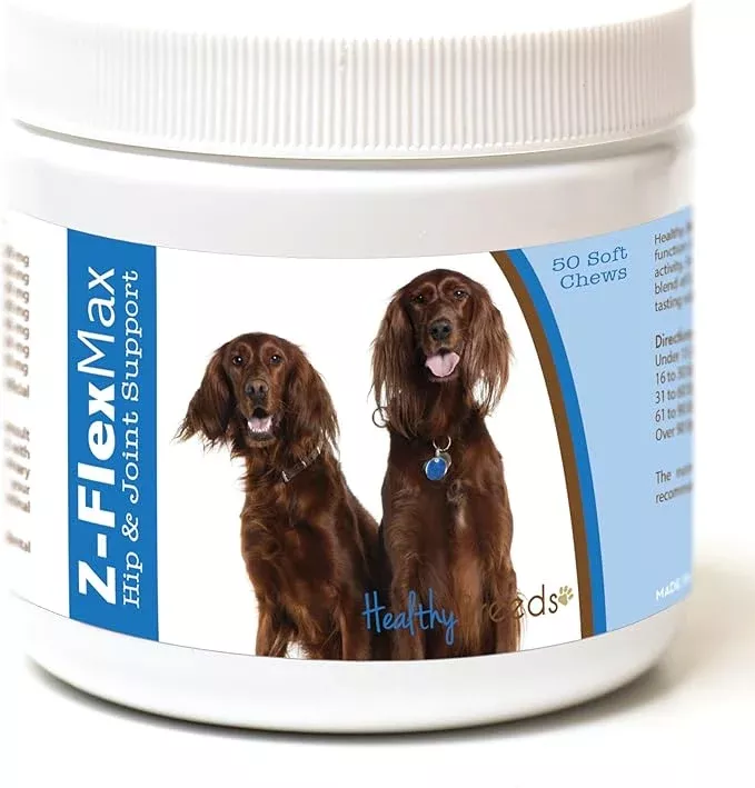 Healthy Breeds Irish Setter Z-Flex Max Hip and Joint Soft Chews 50 Count