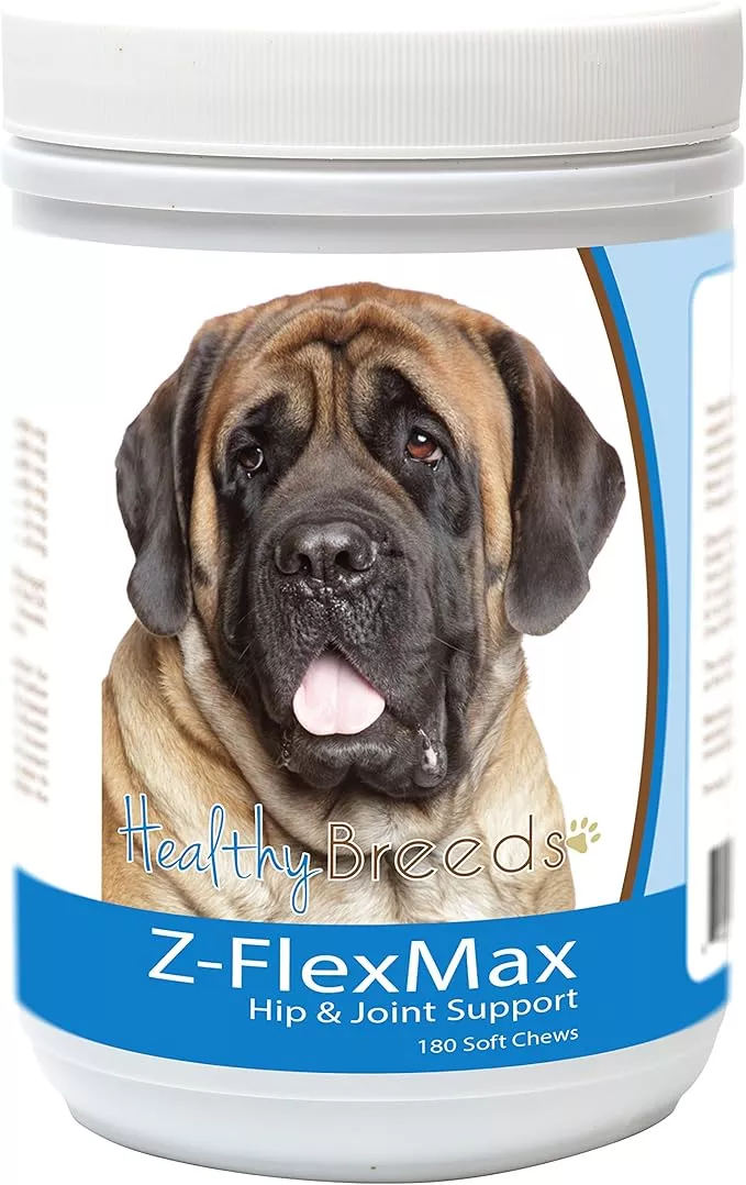Healthy Breeds Mastiff Z-Flex Max Dog Hip and Joint Support 180 Count