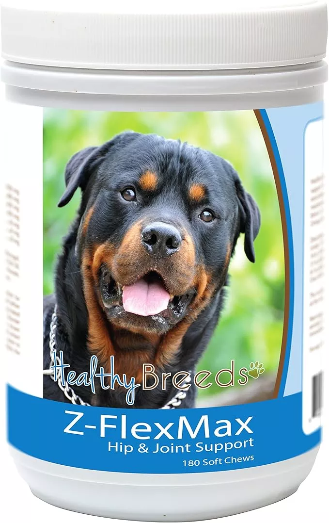 Healthy Breeds Rottweiler Z-Flex Max Dog Hip and Joint Support 180 Count